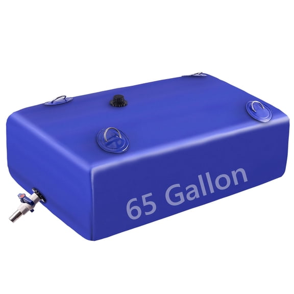 64GAL Blue Camping Water Storage Tank