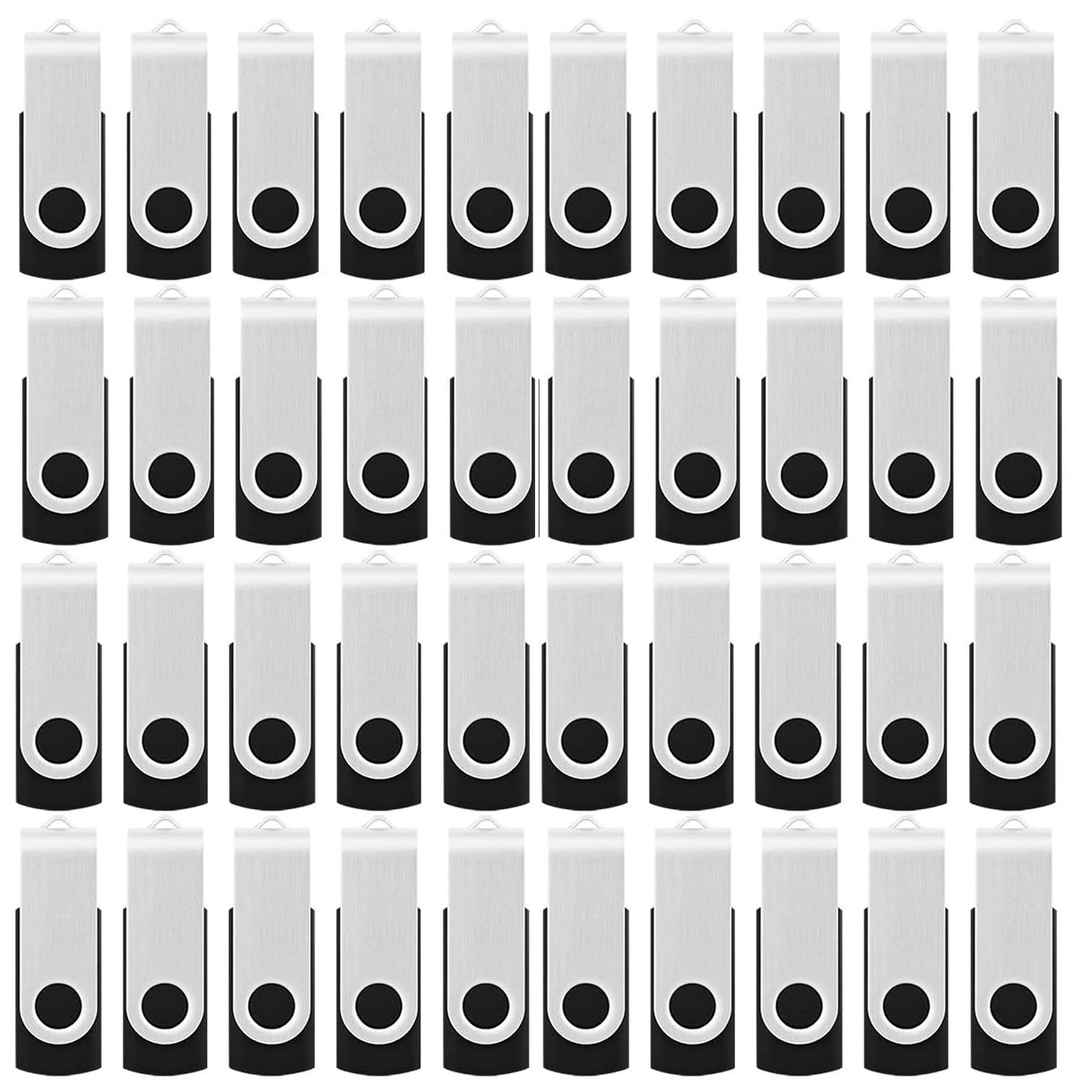 64GB 20pcs USB Flash Drives USB2.0 (Black 20Pack)