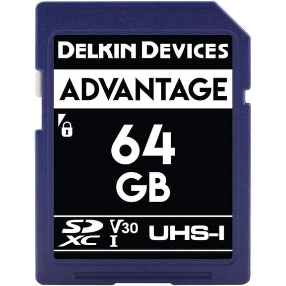 64GB Advantage SDXC Memory Card UHS-I (U3/V30) - High Speed SD Card 64GB for Cameras | Memory Cards for Cameras with 4K UHD, Full HD, Shock/Water/X-Ray Proof