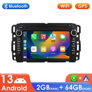 64GB Android 13 Bluetooth Apple Carplay 7 Touch Screen Car Stereo Radio Head Unit GPS Navigation Player For Chevrolet Chevy Silverado Express Van Impala GMC Sierra Yukon Savana
