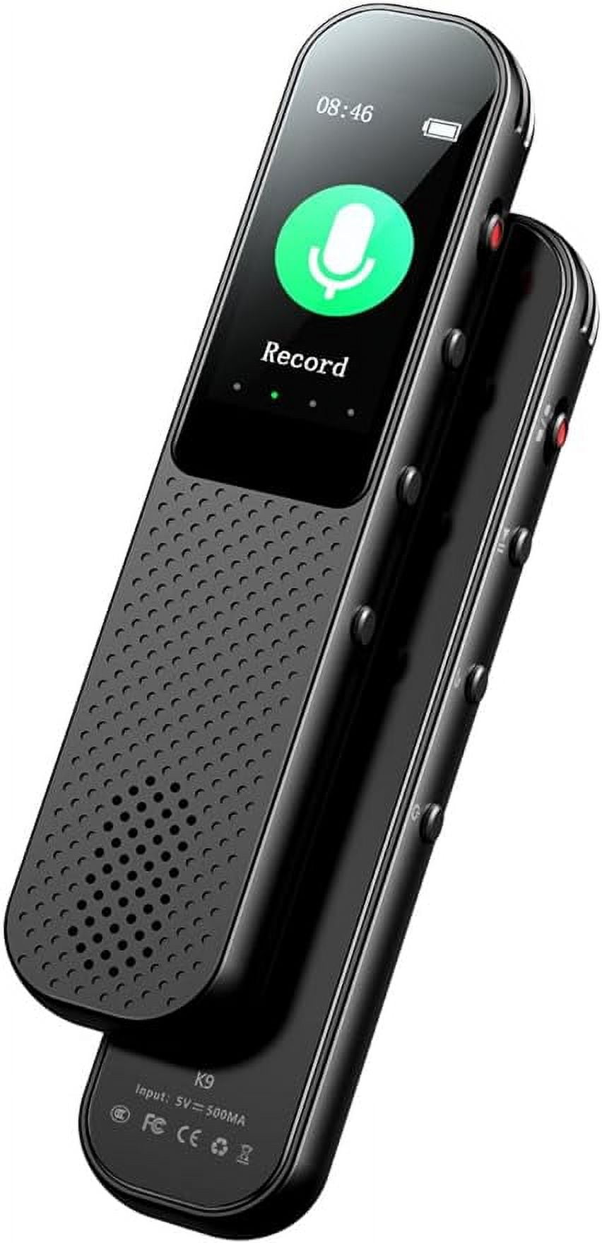 64GB Digital Voice Recorder AEKOMi Tape Recorder for Lecture,Meetings,Class,Voice Activated Recording Dictaphone Recording Device Audio Recorder with Playback,Speaker,Password MP3