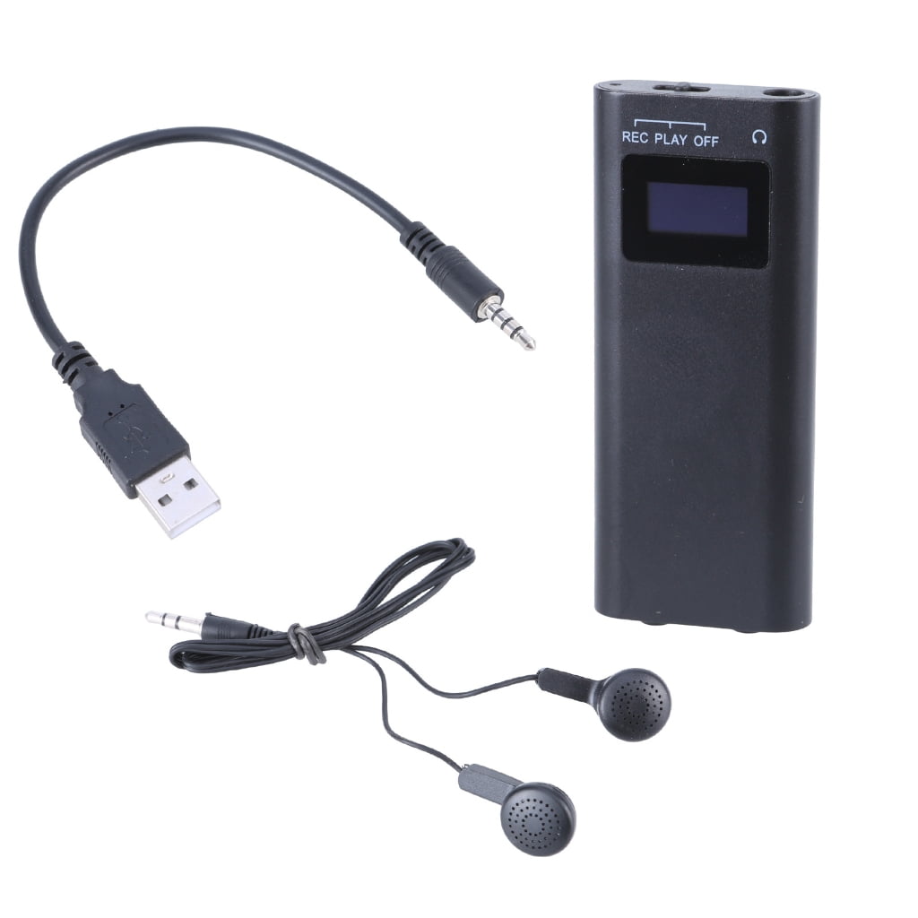 64GB Digital Voice Recorder Voice Activated Recorder for Lectures Meetings Interviews Dictaphone Recorder Device Tape