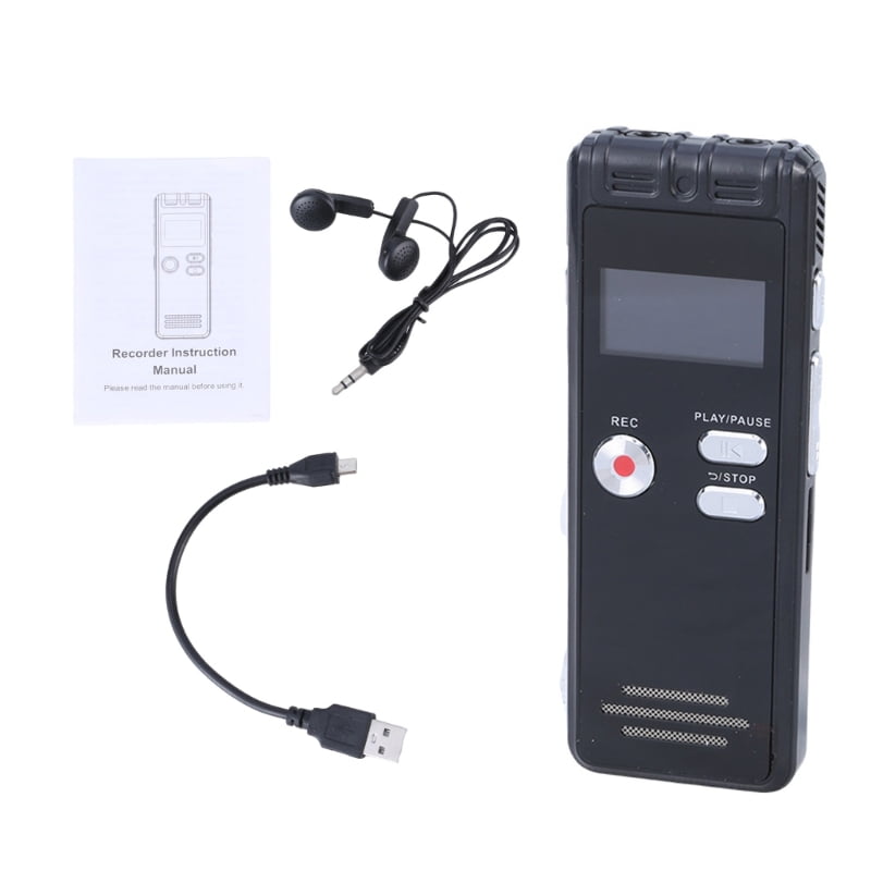 64GB Digital Voice Recorder Voice Activated Recorder for Lectures Meetings Interviews Dictaphone Recording Device Tape