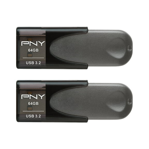 64GB Elite Turbo Attach 4 USB 3.2 Flash Drive 2-Pack