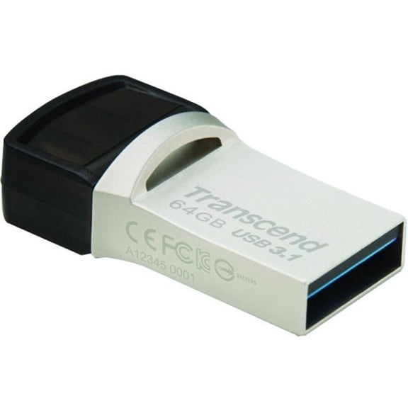 64GB JetFlash 890 USB 3.1 On-The-Go Flash Drive