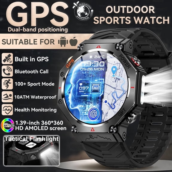 64GB Large Memory APP Download Smart Watch Men 200W+800W HD Dual Camera Video Call 4G/5G SIM Card Wifi Global Version Smartwatch