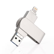 64GB MFi Certified Photo Stick for iPhone Flash Drive 14/13/12/11 Pro/Plus/Pro MAX, 13/12 Mini, XR, XS, XS MAX, X, Lightning iPad, MacBook/PC Photo Storage for iOS iPhone Memory Stick