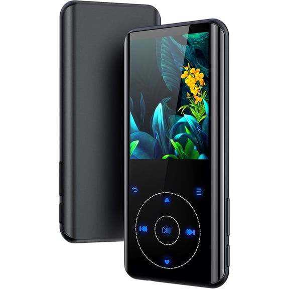 64GB MP3 Player with Bluetooth 5.3, Speaker, 2.4 inch Screen, Portable Music Player for Sport Running, FM Radio, Voice Recorder, Digital Audio Video Shuffle Playback, Support 128GB Micro SD Card