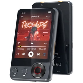 64GB MP3 Player with Bluetooth, Oilsky 2.4" Portable Full Touch Screen Music Player with Speaker and Micro SD Card Slot, MP3 Player with FM Radio,Voice Recording,Earphone,for Kids and Outdoors