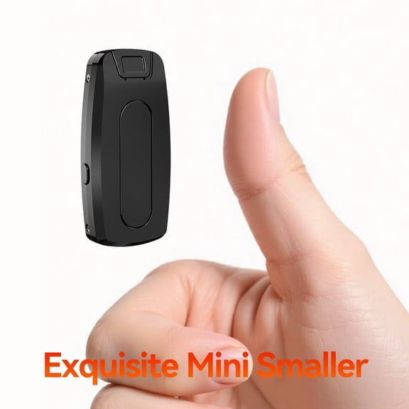 64GB Mini Body Camera - 1080P HD Wearable Security Camera with Motion Detection, 130 Wide Angle, 6H Battery Life, No WiFi Needed (Includes 64GB Card)