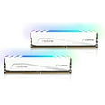 thumbnail image 1 of 64GB Mushkin Redline Lumina RGB DDR4 3600MHz PC4-28800 CL18 Dual Channel Kit - White, 1 of 4