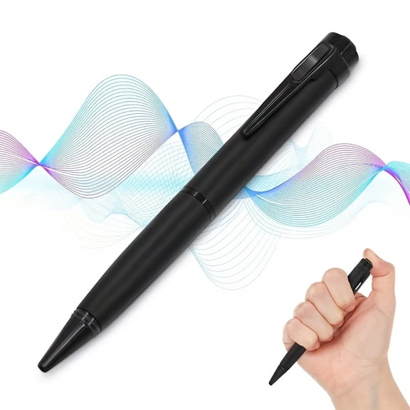 64GB Noise Reduction Voice Recorder, One-click & Segmented Recording, Rechargeable, Compact Design, Computer Compatible for Meetings, Lectures, Offices