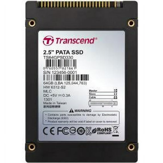 64GB TS64GPSD330 SSD IDE 2.5IN MLC