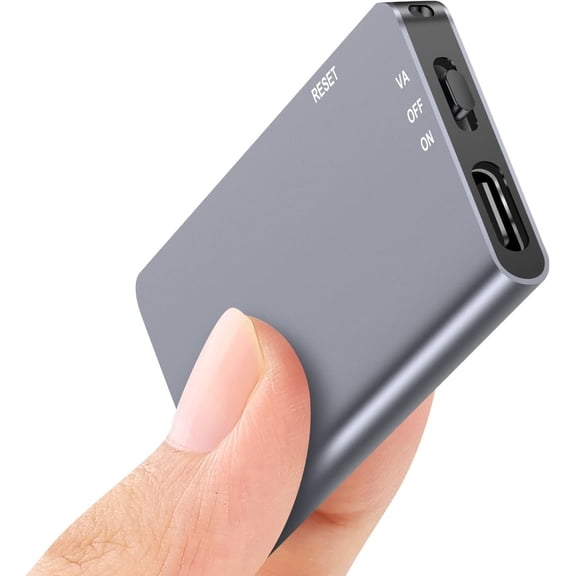 64GB  Voice Activated Recorder - 40 Hours Continuous Recording Device with AI-Intelligent Triple Noise Reduction - Portable Audio Recorder Device for Lectures Meetings Interviews