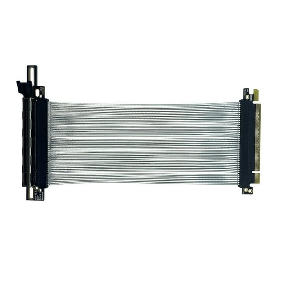 64Gbps PCIE5.0 X16 Risers Cable Extension Cable Durability Design for Wide Applications and Extreme Gaming Systems