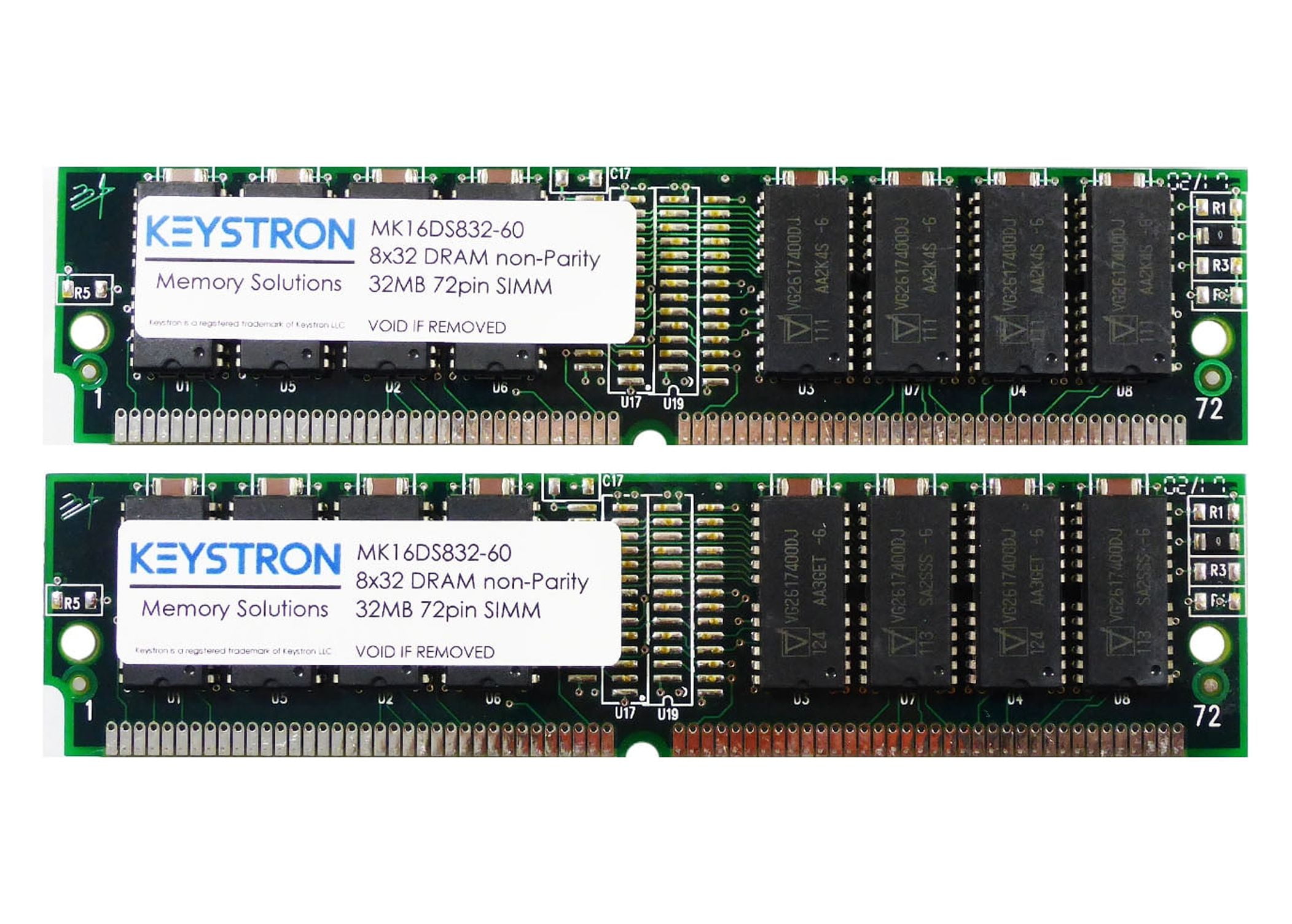 64MB 2x32MB 72pin SIMM Sampler Memory Ensoniq ASR-X, ASR-X PRO ...