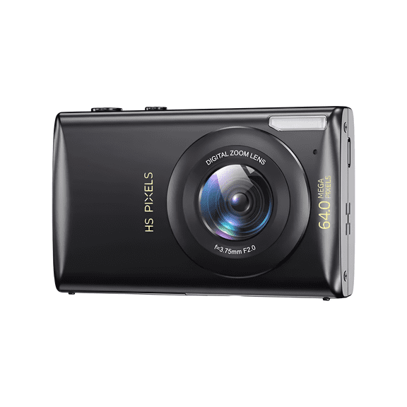 64MP Digital Camera, 2.8" Screen, LED Fill Light, CMOS Lens for Daily & Portrait Shooting