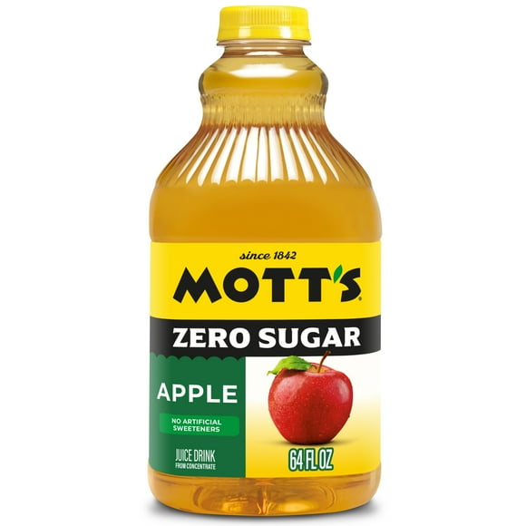 Mott's Zero Sugar Apple Juice Drink, 64 fl oz, Bottle