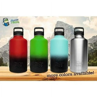 H2 Hydrology Growler Water Bottle with Handle Lid | Double Wall Vacuum Insulated One Gallon Growler | Hot and Cold Leak Proof Sweat Free | Sports