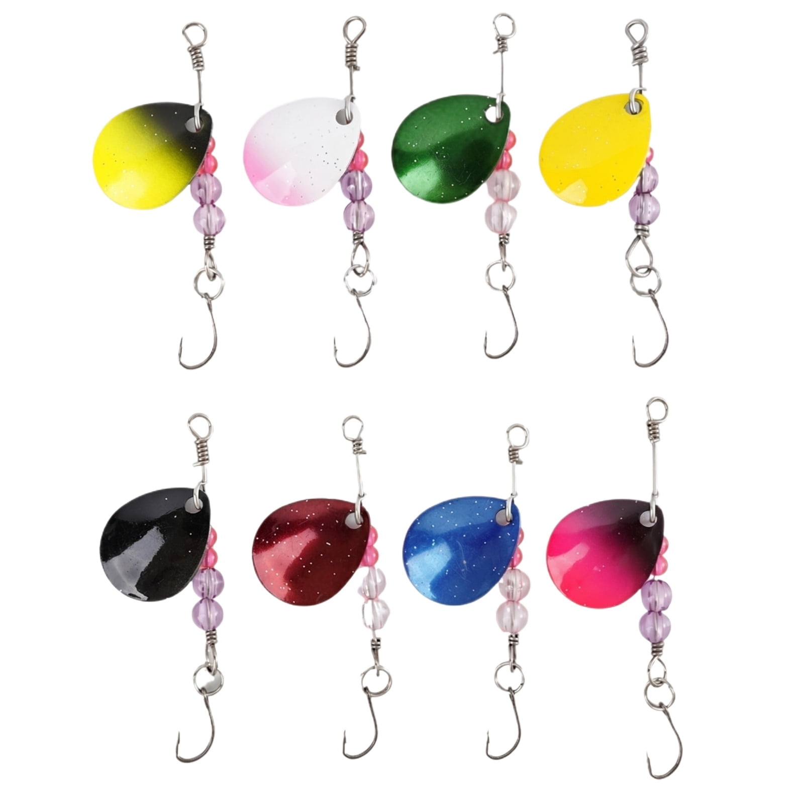 64PC D Minibee Fishing Lures Bionic Glitter Long Range Casting for ...