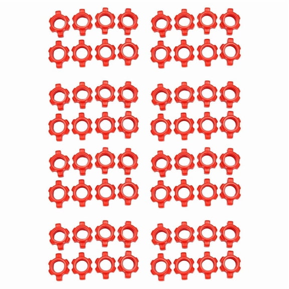 64PCS Dumbbell Nut,Dumbbell Rod Nut, Collars for Barbells Bars Training Sports Accessories