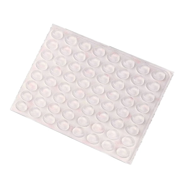 64Pcs Silicone Keyboard Protectors 12x4mm With 3D Stickers For Comfortable Typing And Nails Damage