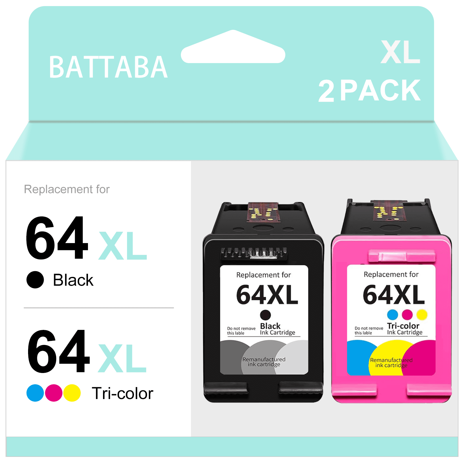 64XL Ink Cartridge for HP 64 Ink Cartridge for HP 7858 7855 7155 6255