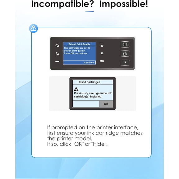 64XL Ink Cartridges Black/Color Combo Pack Replacement for Ink 64 for 64 Ink 64XL Work with Envy Photo 7855 7858 7155 7120 6252 6255 6258 7164 7864 Tango Tango X Printer (1 Black, 1 Color)