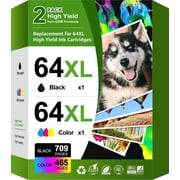 64XL Ink Cartridges Compatible for HP64 Ink Cartridges Ink 64 XL 7858 7855 7155 7255e 7955e