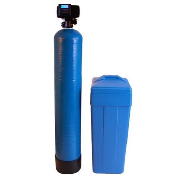 64k Fleck USA 5600 SXT Digital Whole House Water Softener 64,000 Grains USA Blue Tank