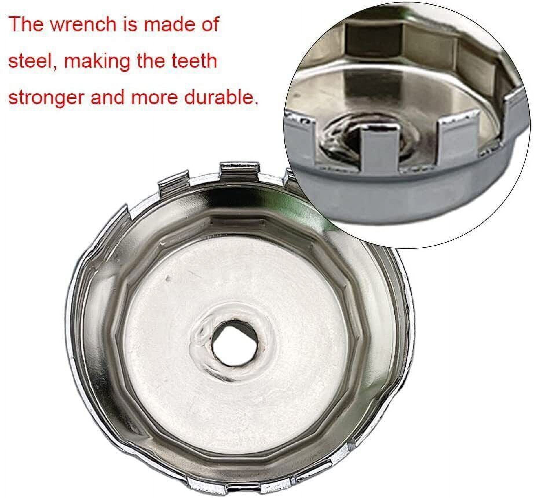 Oil Filter Cap Wrench Cup Socket Remover Tool For Toyota Lexus 14 Flutes 64MM