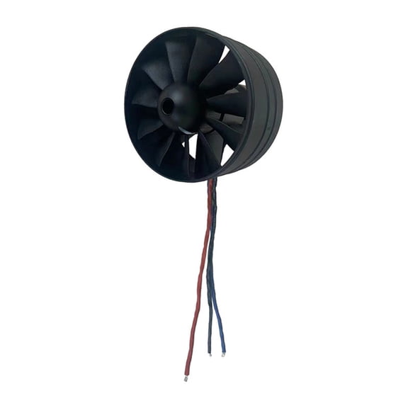 64mm EDF Motor 11-Blade Propeller 1600g Thrust 3300KV Rating 4S Battery Support