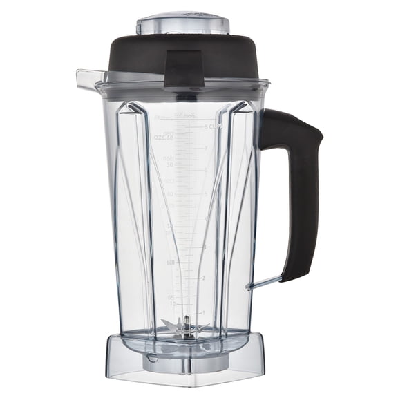 64oz Blender Replacement Jar Cup for Vitamix 4500 5000 5200 6000 6300 VM0101 VM0102 VM0103 - BPA-Free Plastic with Stainless Steel Blade and Easy-Pour Lid