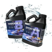 64oz Epoxy Resin For Arts DIY Crafts, Jewelry, Tabletops,Use with Additives Like Glitter, Mica Powder,and Liquid Pigment