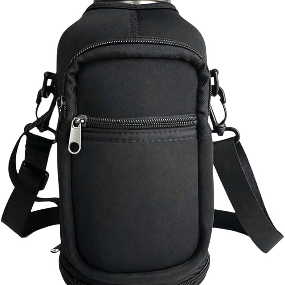 64oz Water Bottle Cover Large Capacity, Insulated Sleeve for Half Gallon Hydration Bottle, Outdoor Gym Travel Accessory