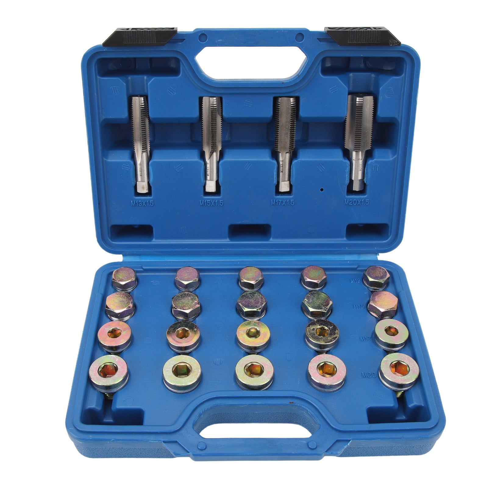64pcs Oil Pan Thread Repair Kit Sump Gearbox Drain Plug Tool Set M13