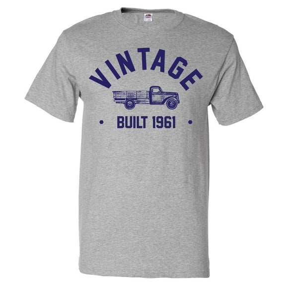 65th Birthday Gift T shirt 65 Years Old Present 1961 Truck Tee