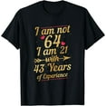 thumbnail image 1 of 64th Birthday Woman 64 Year Old Gift T-Shirt, 1 of 3