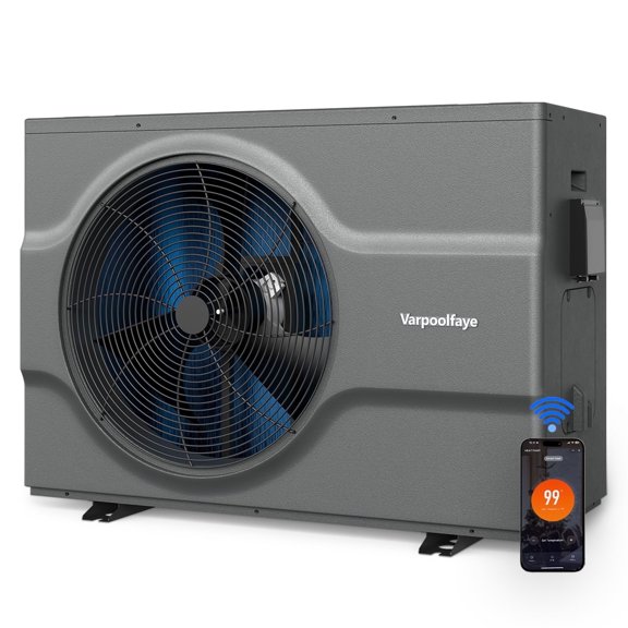 Pool Heater Compressor XtremepowerUS Swimming Pool Heat Pump, 14,800BTU For Above Ground Pools ...
