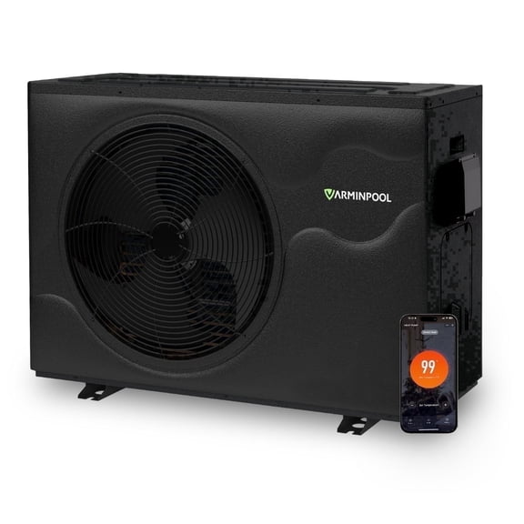65,000 BTU Full DC Inverter Pool Heat Pump for Swimming Pools, Dual Function of Heating and Cooling, 18KW Electric Pool Heater with WiFi Smart Control via APP, 220-240V, up to 20,000 Gallons