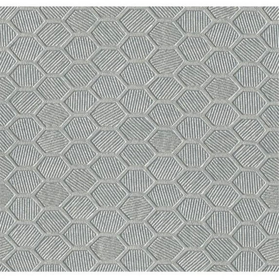 65 100 Percent Polyvinyl Chloride Fabric, Silver