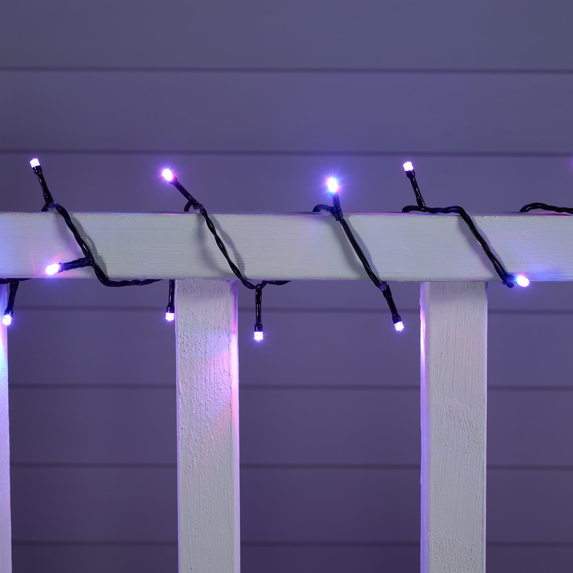 64 Ft. Multi-Color LED Outdoor String Lights with Remote