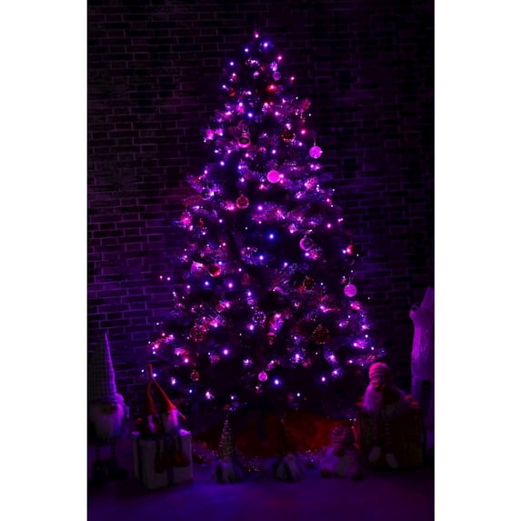 Hi-Line Gift Ltd. Multi-Function Timed String Lights - 200 RGB LEDs with Remote