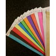 thumbnail image 1 of 65  3/4" ASSORTED WRISTBANDS, 5  EACH OF 13 COLORS. PAPER WRISTBANDS, 1 of 1