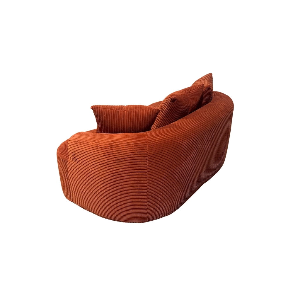 65.35" Curved Loveseat Sofa for Living Room
