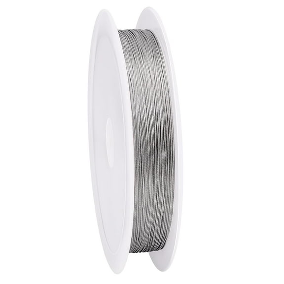 65.6 FT 304 Stainless Steel Wire 0.018 inch Bead String Wire 19 Strands Beading Wire Craft Wire Metal Jewelry Wire