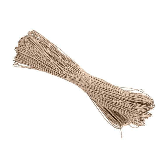 65.61Yard x 1mm Waxed Cotton Braiding Thread for Jewelry Making Accessories Home Decor