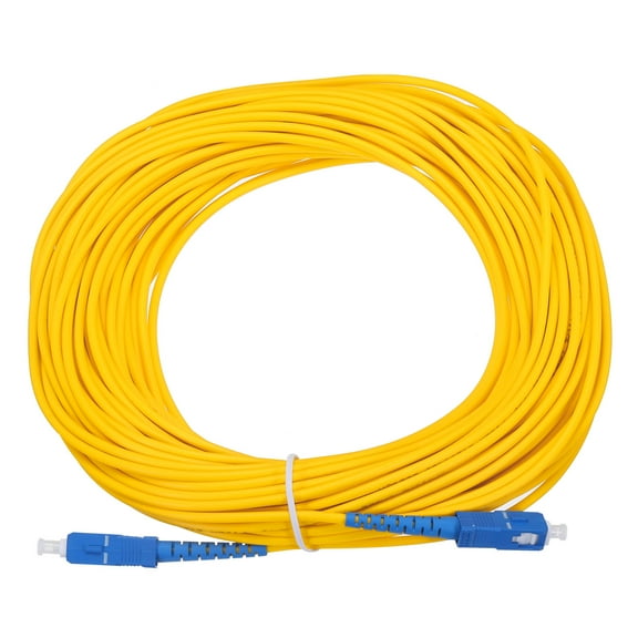 65.6Ft Single-mode Simplex Fiber Optic Patch Cable SC to SC for Router Switches Transceivers