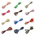 thumbnail image 1 of 65.6Yard Colorful Ribbons 12 Color 3mm Wide Wrapping Ribbons for Hair Bows Making Wrapping Christmas Decoration, 1 of 7