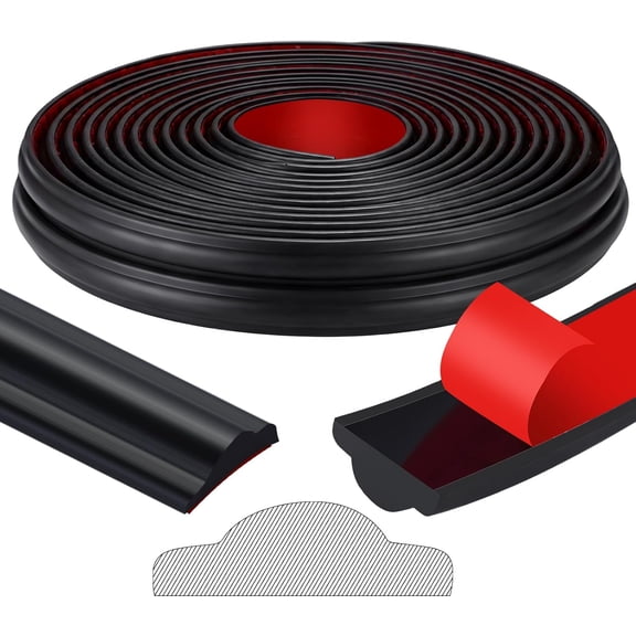 65.6ft Peel and Stick Molding Chair Rail Panel Flexible Wall Molding Trim Self Adhesive Panel Moulding Lines for Home DIY Wall Door Window Cabinet Mirror Borders(1.1 Inch X 65.6 ft,Black)